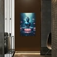 thumbnail image 4 of Large Buddha Statue Canvas Wall Art Buddha Statue Meditating on Lotus Zen Wall Decor for Home Decor Framed(Buddha-2 12 * 18inch), 4 of 6