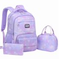 thumbnail image 4 of WAYUTE Kids Backpack 3 Pcs Backpack Set for Girls Large Capacity Tie Dye Rucksack for Elementary Students Waterproof Bookbag Casual Outdoor Travel, 4 of 4