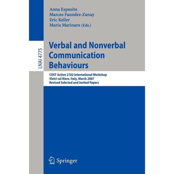 Verbal and Nonverbal Communication Behaviours, (Paperback)