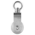 thumbnail image 1 of yuksok Pulley Block Wheel Pulley for Clothesline Wire Rope DIY Home Projects 34mm, 1 of 9