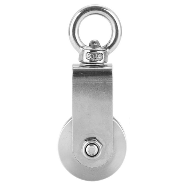 HILABEE Pulley Block Wheel Pulley for Clothesline Wire Rope DIY Home Projects 34mm