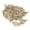 Bronze, variant on 50Pcs Leaves Charms Hollow Leaf Pendents Alloy Leaf Connector DIY Handicraft Decoration Exquisite Vintage for Earring Hook Jewelry Making Argent