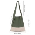 thumbnail image 3 of Bolso de mano para mujer, Bolso de mano sencillo tejido a la moda para mujer, Bolso de mano, Bolso de compras, 3 of 7