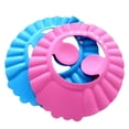 thumbnail image 2 of 3Pcs Baby Shower Caps,3 Colors Baby Bathing Hat Kids Adjustable Shower Cap Kids Wash Hair Shield with Ear Protection--, 2 of 5