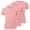 Pink, variant on Stamzod 3 Pack Girls Tshirts Crewneck Short Sleeve T Shirts Kids Clothes Girls Ribbed Summer Tee Tops 5-16 Years Multicolor 11-12 Years