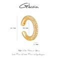 thumbnail image 2 of GDCOIN Non Pierced Cartilage 14K Gold Plated Simple Minimalist Jewelry for Women, 2 of 8