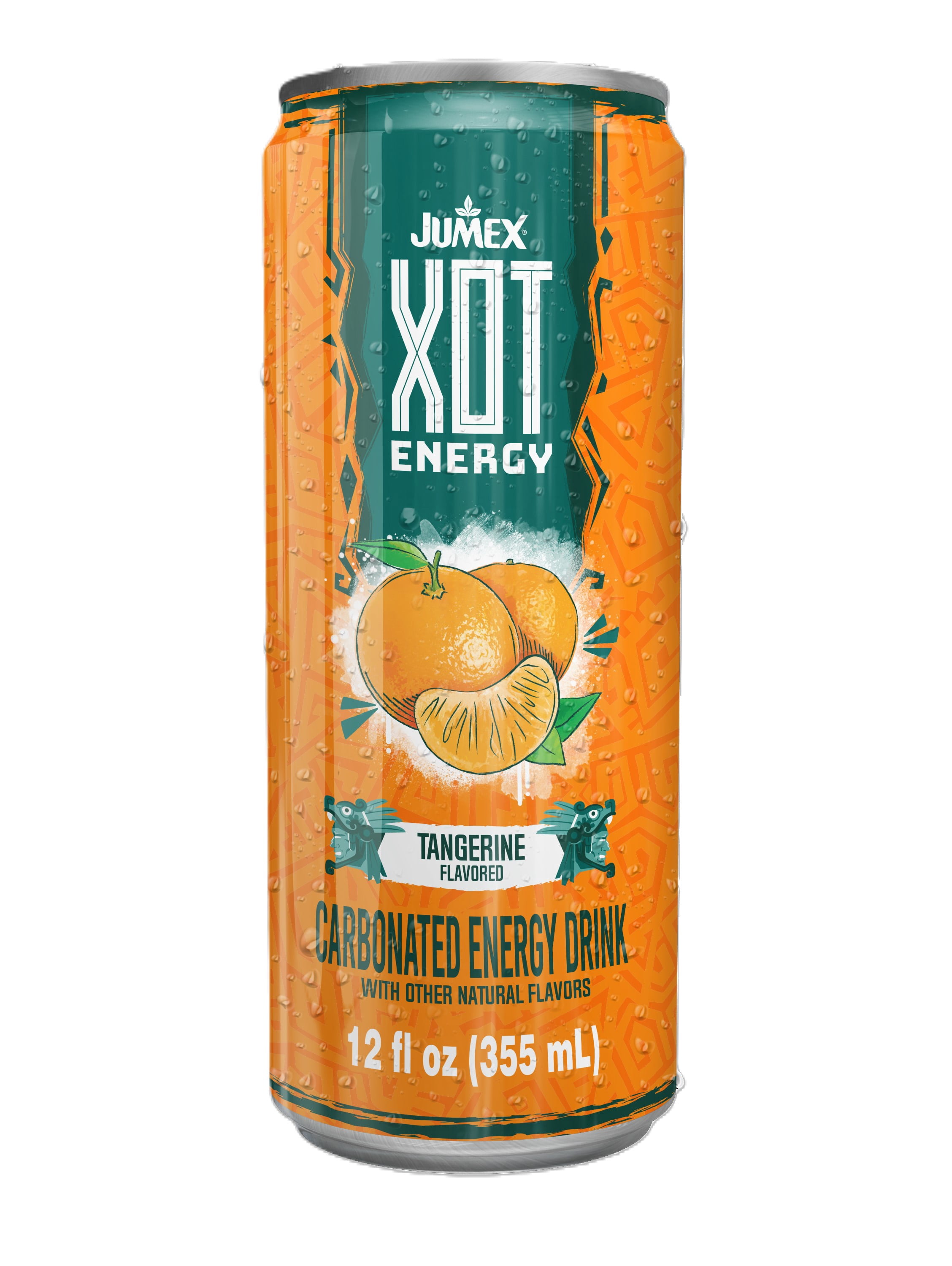 (12 pack) Jumex XOT Tangerine Sparkling Energy Drink, 11.3 oz