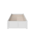 thumbnail image 4 of AFI Concord Urban Twin Solid Wood Storage Platform Bed in White, 4 of 6