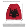 thumbnail image 5 of Women Albania Flag Slouchy Beanie Hat Stretch Turban Hats Headwear Caps Baggy Skull Sleep Scarf, 5 of 7