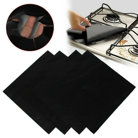 

1/2/8Pcs Reusable Non-Stick Gas Stove Protectors Burner Cover Kitchen Liner Mat