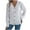 White, variant on Kaemgyyd Cardigan Sweaters for Women Fall Button down Cable Knit Coat Lightweight Long Lantern Sleeve Outerwear