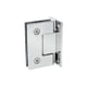thumbnail image 1 of Hinge Stainless Steel Frameless Glass Door Hinge Two Way Glass Door Shower Room Hinge(4mm Welding Clamp 90 Degree 304 Light)-hao, 1 of 4