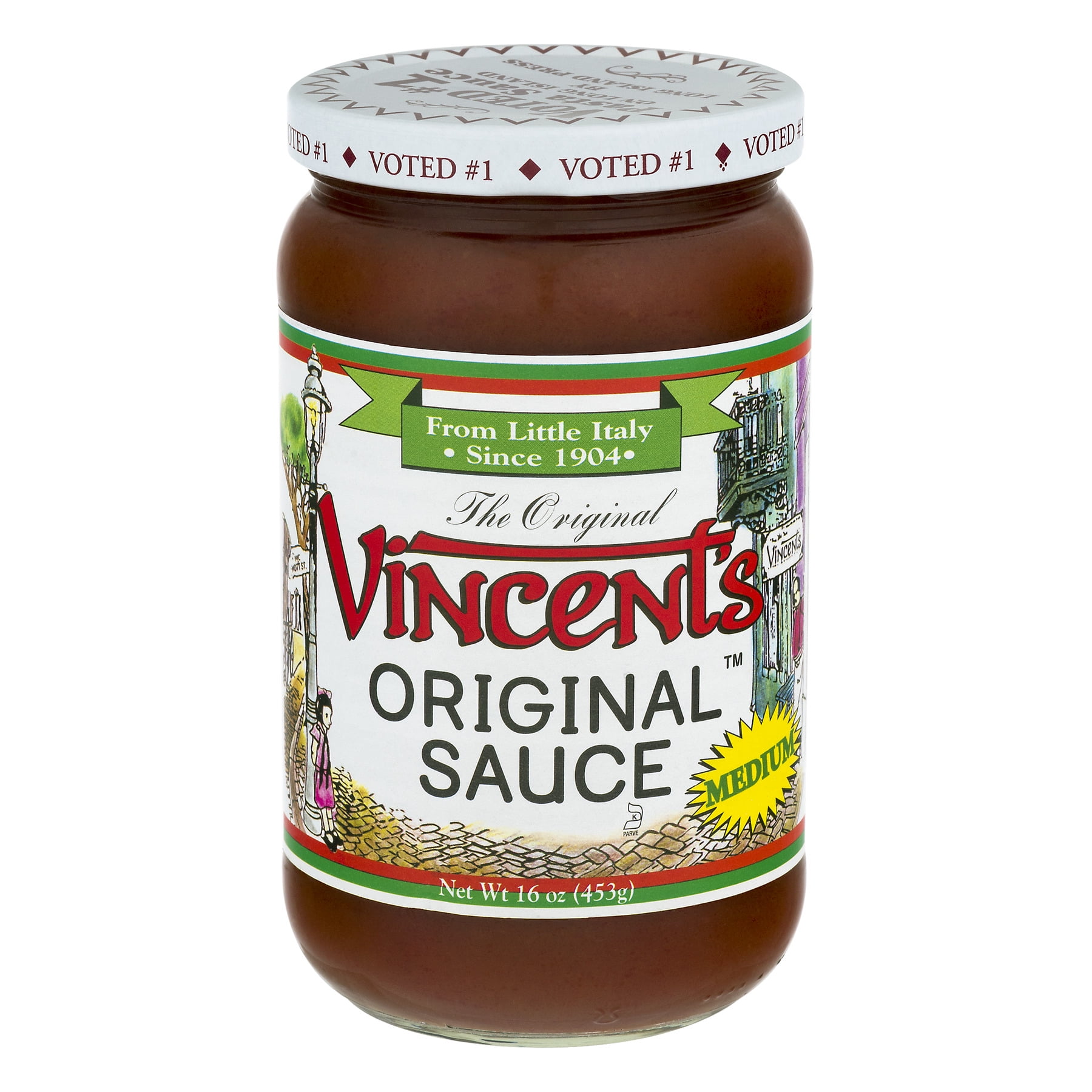 Vincent Sauce The Original Flavor, Medium, 16 Ounce (Pack of 4
