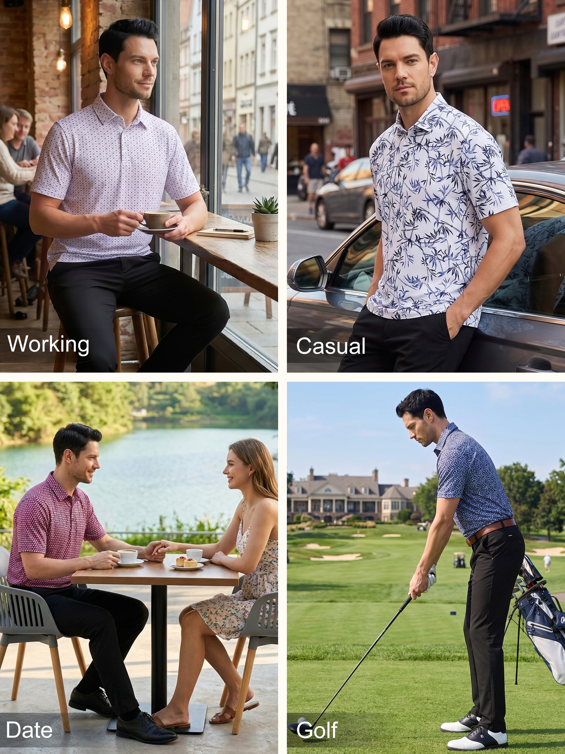 Xidunhg Men's Performance Golf Polo Shirt photo 5
