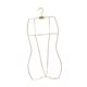 thumbnail image 3 of Percha de hierro para trajes de baño infantiles con forma de cuerpo, soporte organizador multiusos. Oro, 3 of 9