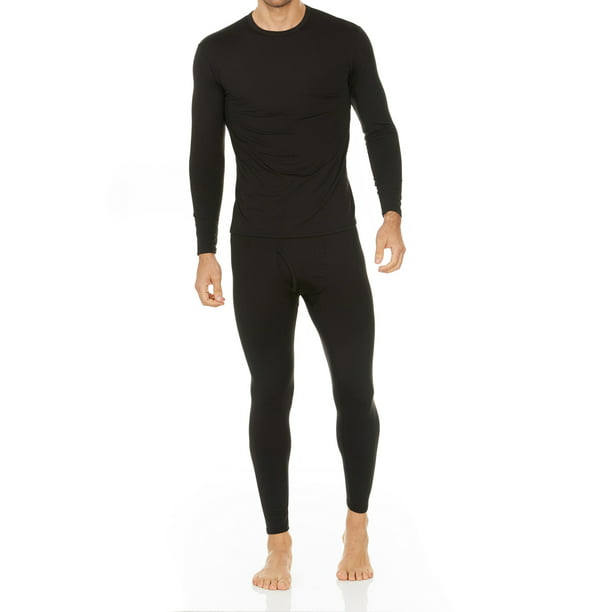 Thermajohn - Thermajohn Men's Ultra Soft Thermal Underwear Long Johns Sets  with Fleece Lined (Black, XL) - Walmart.com - Walmart.com