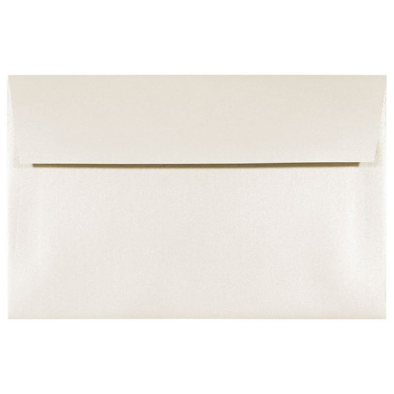 JAM Paper A9 Envelopes, 5 3/4 x 8 3/4, Opal Metallic, 25/Pack