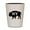 White/Black, variant on CafePress - Buffalo New York - White Shot Glass, Unique and Funny Shot Glass