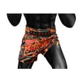 thumbnail image 5 of Fairtex BS1926 Magma Red Slim Cut Muay Thai Boxing Shorts, 5 of 5