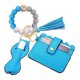 thumbnail image 1 of Paquete de tarjetas de PU con flecos, pulsera de cuerda de mano de silicona, llavero MFZFUKR CPB-US-PSF1089-3, 1 of 5