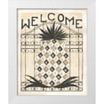 thumbnail image 1 of Shamp, Cindy 12x14 White Modern Wood Framed Museum Art Print Titled - Welcome Pineapple, 1 of 4