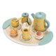 thumbnail image 1 of Juego De Tazas De Té Con Tetera De Madera, Juego De Fiesta De Té De Madera Seguro, Accesorios Simulados Con Tetera, Taza De Té, Postre Para Niños Pequeños, 1 of 7