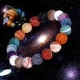 thumbnail image 4 of Fiudx Pulsera Solar, Banda Curativa de Tamaño Ajustable, Piedra de Chakra Ligera, Diseño de Perla Galáctica, Regalo para Ella o Él, Ideal para Fiestas y Celebridades, Accesorios a Juego para Parejas,, 4 of 4