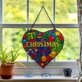 thumbnail image 6 of CHRISTMAS Window Hanging Stained Glass Christmas , CHRISTMAS Suncatchers for Windows Stained Glass, 6 of 7