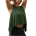 thumbnail image 2 of Tittly Spring Tops for Women Tank Top for Women Women Activewear Running Workouts Yoga Sport Tank Tops Shirt Sleeveless Top Vest for Women AG L, 2 of 6