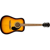 Fender FA-125 Dreadnought Walnut Fingerboard Sunburst Acoustic Guitar with Bag