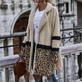 thumbnail image 6 of Tejiojio Women Coat Jacket Winter Loose Cardigan Outwear mid-length plush jacket, 6 of 9