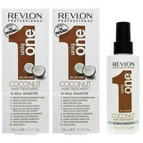 2 PACK - Revlon Uniq One All In One COCONUT Hair Treatment 5.1oz /150ml