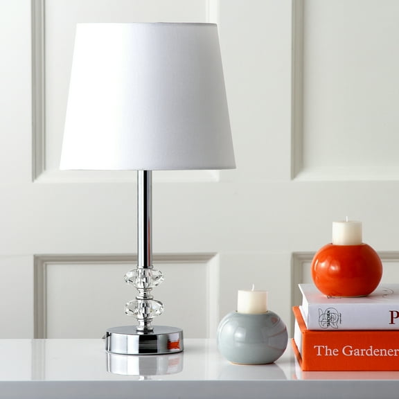 Safavieh Ashford 16 in. H Crystal Glam Orb Table Lamp, Set of 2