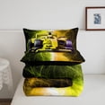 thumbnail image 4 of Erosebridal Speed Racing Car Bedding Sets Queen with Comforter , Lightning Duvet Insert, Microfiber, 3pcs, 4 of 6