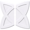 thumbnail image 1 of Ekena Millwork CMP32CM2-01000 32 Po OD x 1 Po ID Carré Cosmo Architecture Grade Médaillon de Plafond Contemporain PVC - 2 Pièces, 1 of 1