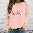 thumbnail image 1 of Mode Chandails à Capuchon pour Femmes Été 2023 Col Rond Manches Longues Hauts Blouse Imprimée Régulière 50 % de Réduction Costumes Halloween/noël, 1 of 4