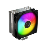 Cooler Master Hyper 212 Spectrum V3 CPU Air Cooler, ARGB Sync, 120mm PWM Fan, 4 Copper Direct Contact Heat Pipes, 152mm Tall, Brackets AMD Ryzen AM5/AM4, Intel LGA 1851/1700/1200 (RR-S4NA-17PA-R1)
