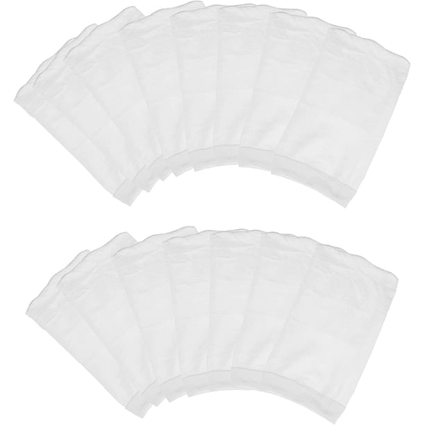 Calcetines para skimmer de piscina, bolsa de microfiltro con red de malla fina, captura de partículas ultrafinas para aguas cristalinas, material elástico duradero, 20 revestimientos reutilizables
