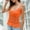 Orange, variant on Njoeus Women's V-Neck Crochet Knit Tank Tops Summer Sleeveless Vests Spaghetti Strap Camisole Shirts Beach Cover Up