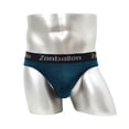 thumbnail image 5 of TANBOM Mens Hot Men Thong Underwear Comfortable Athletic Stretch Thong Blue L, 5 of 9