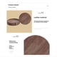 thumbnail image 3 of Juego de 6 Posavasos de Sintético con Veta de Madera, Manteles Individuales, Cojines para Tazas de Té y Café, Barra de Bar para el Hogar, Estante Aislante Antiadherente., 3 of 6