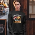thumbnail image 4 of Conquering Mom Life With Coffee and Wine Sweatshirt Trendy Motherhood Parenting Family Soccer Mama #momlife Crewneck, 4 of 7