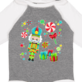 thumbnail image 4 of Inktastic Holiday Nutcracker and Candy for Christmas Boys or Girls Long Sleeve Baby Bodysuit, 4 of 5