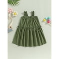 thumbnail image 2 of Bagilaanoe Toddler Baby Girl Summer Dress Sleeveless A-line Dresses 3M 6M 12M 2T 3T 4T Kids Casual Swing Sundress, 2 of 8