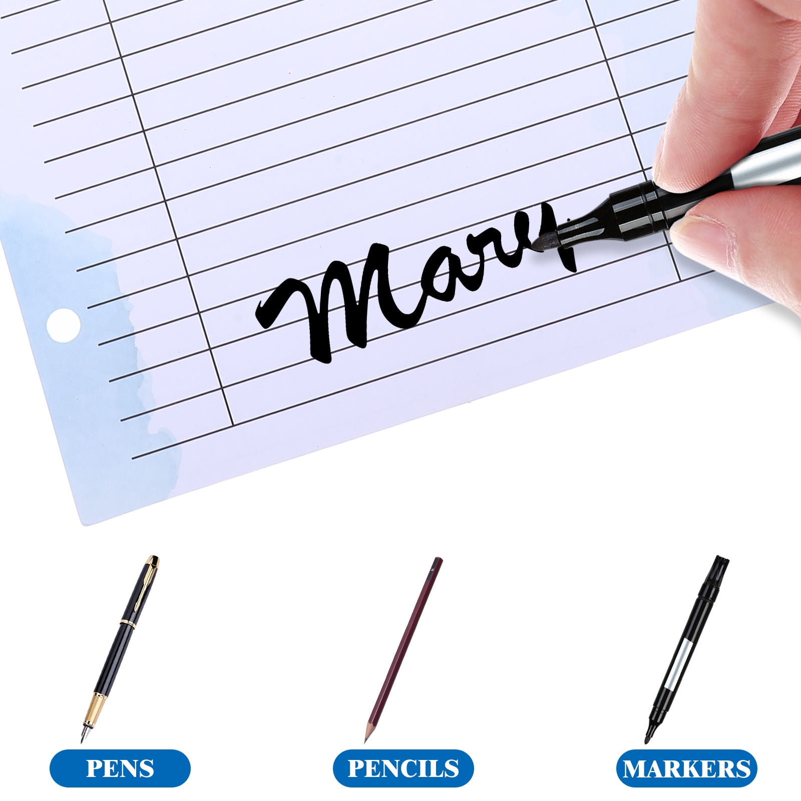 Tineasur Client Profile Cards 50 Pieces - Efficient and Organized Information Recording for Business and Personal Use