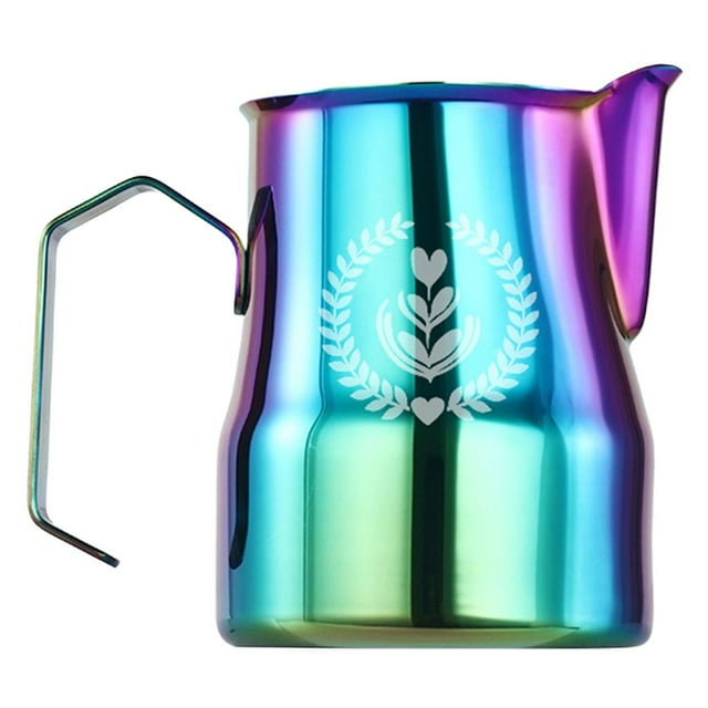 Taza de espuma de leche Baoblaze Acero inoxidable jarra de barista 500ml colorido