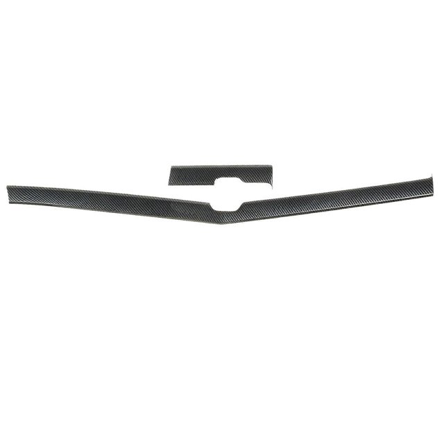 2PCS Car Central Control Trim Carbon Fiber Style Smooth Surface Rust Proof Replacement For KIA Sportage NQ5 2022+