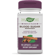 Nature's Way Blood Sugar Manager to Support Blood Sugar Metabolism*, 90 Count