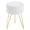 Beige, variant on CONCETTA Round Vanity Stool with Storage Ottoman, for Makeup Room, Living Room, Bedroom