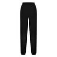 thumbnail image 5 of Inleife Oversized Sweatpants Women Solid Color Elastic Waist Casual Sweat Pants With Side Pockets Plus Size Sweatpants, 5 of 6
